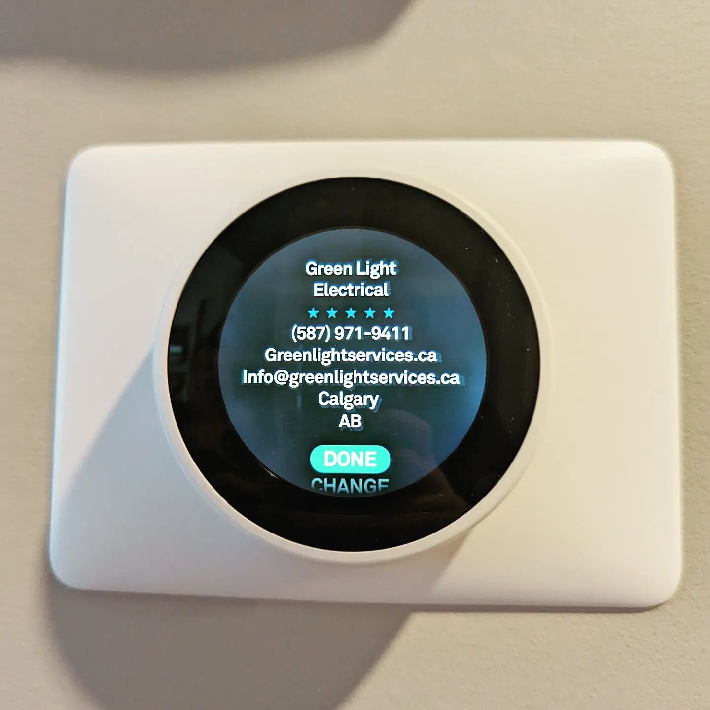 Google Nest Smart Thermostat @greenlight.ca

Can't wait to see what happens Nest! 

* Wired 
* Common wire 
* May the 4th 

Greenlight Electrical Services ltd.
Your local GoogleNest pro if youre having trouble we will put the light on it! 

Video mon