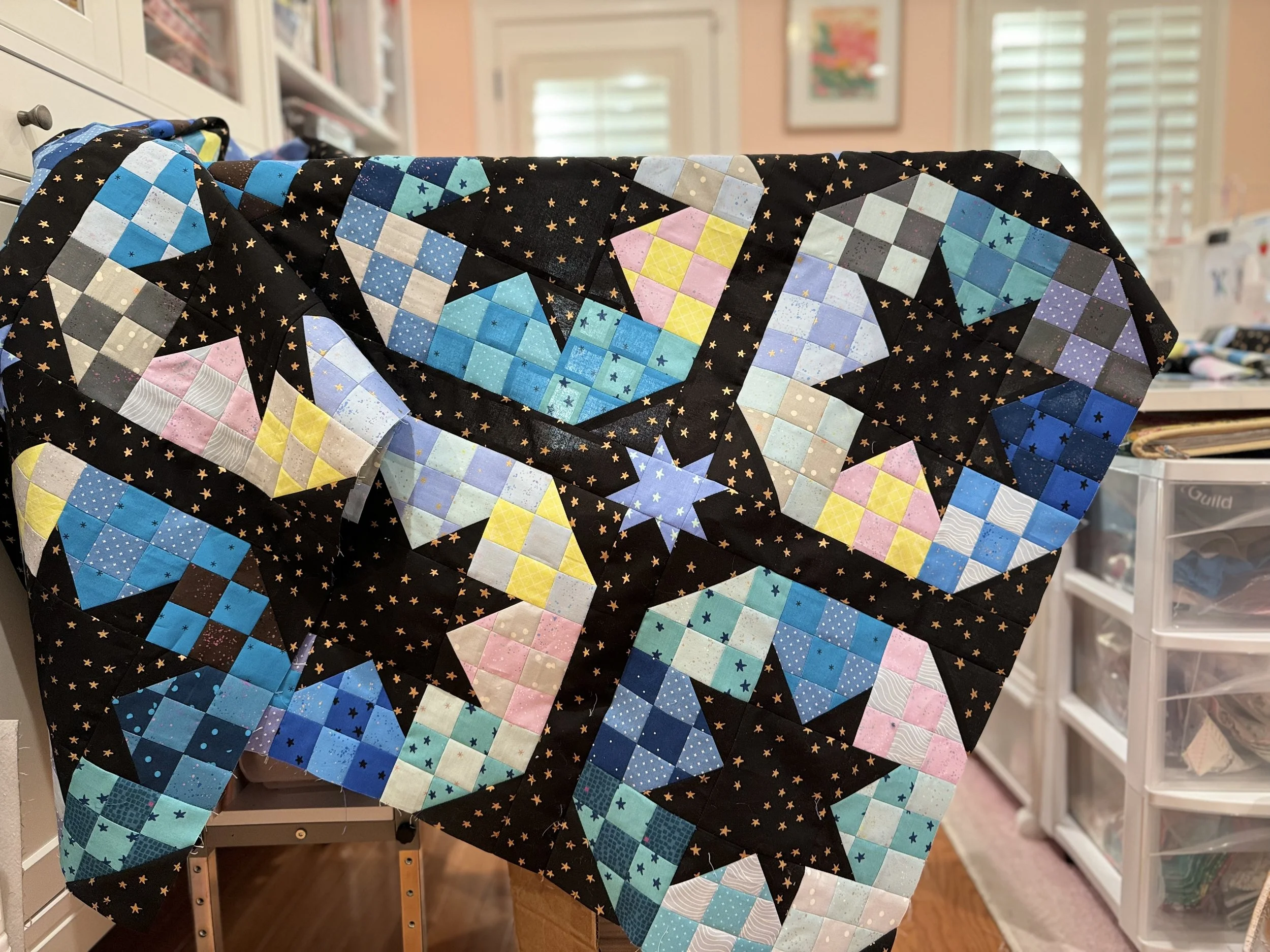 Disco Stars Quilt Kit | Ruby Star Fever + Glassy Colorways – La Bizarra ...