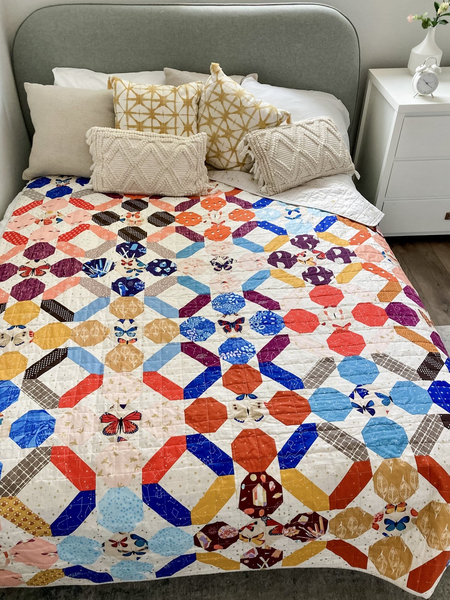 4 - Knuffel Quilt Pattern - La Bizarra Handmade Custom Quilt - Modern Patchwork, Raleigh, North Carolina