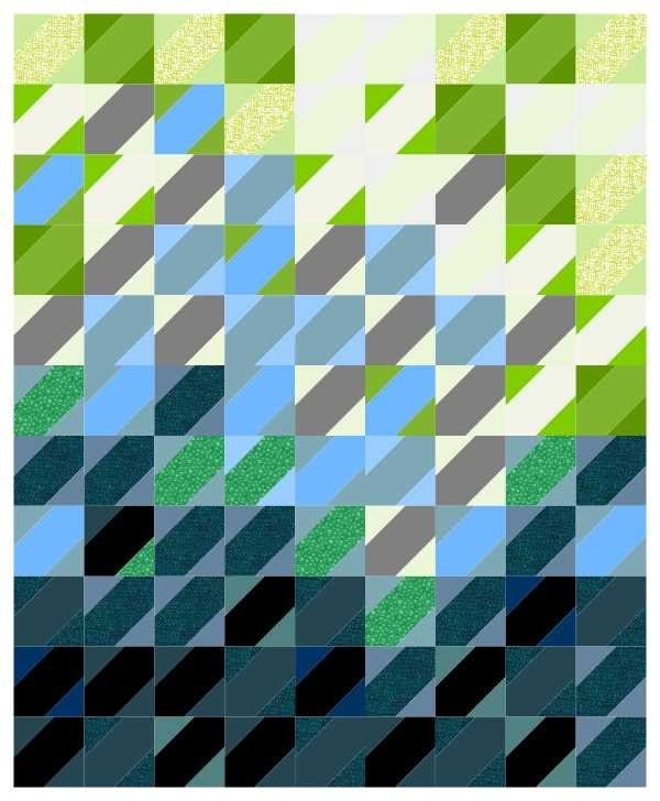 3 - Semi-Custom La Bizarra Handmade Custom Quilt - Modern Patchwork, Raleigh, North Carolina