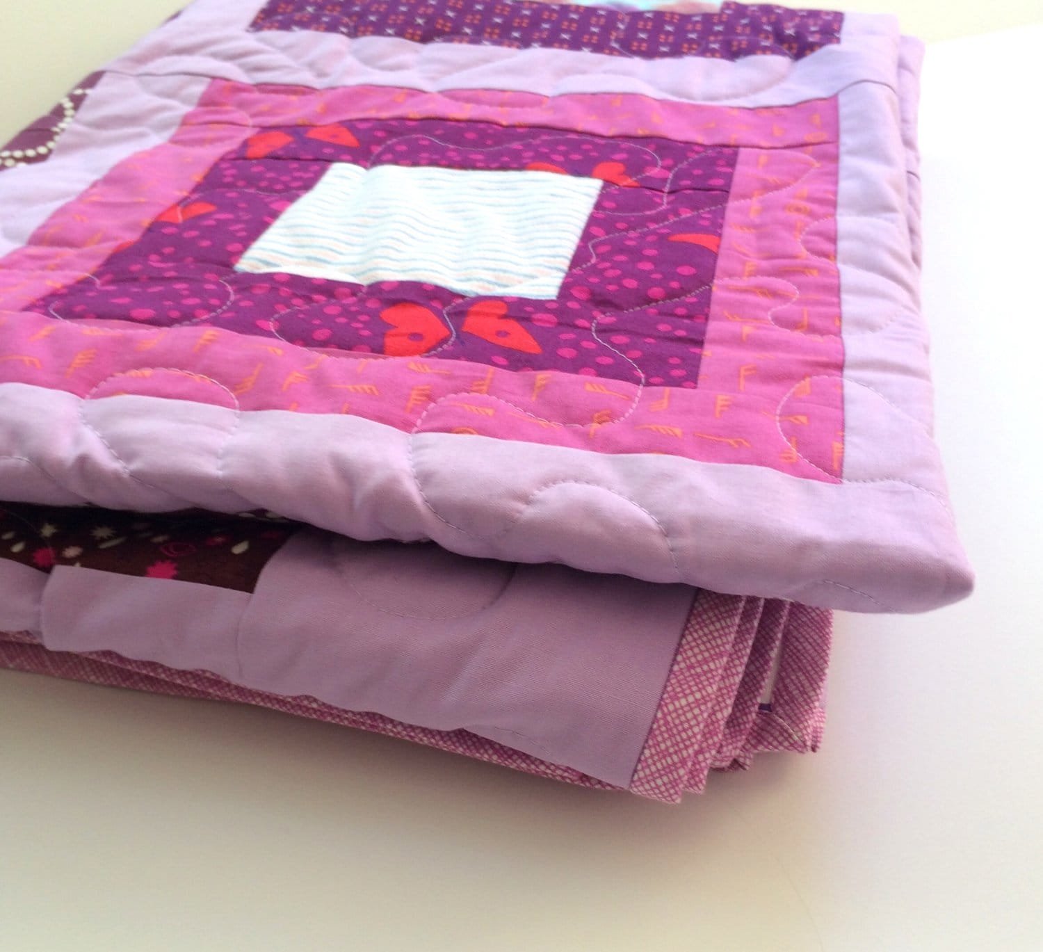 2 - Twin Size La Bizarra Handmade Custom Quilt - Modern Patchwork, Raleigh, North Carolina