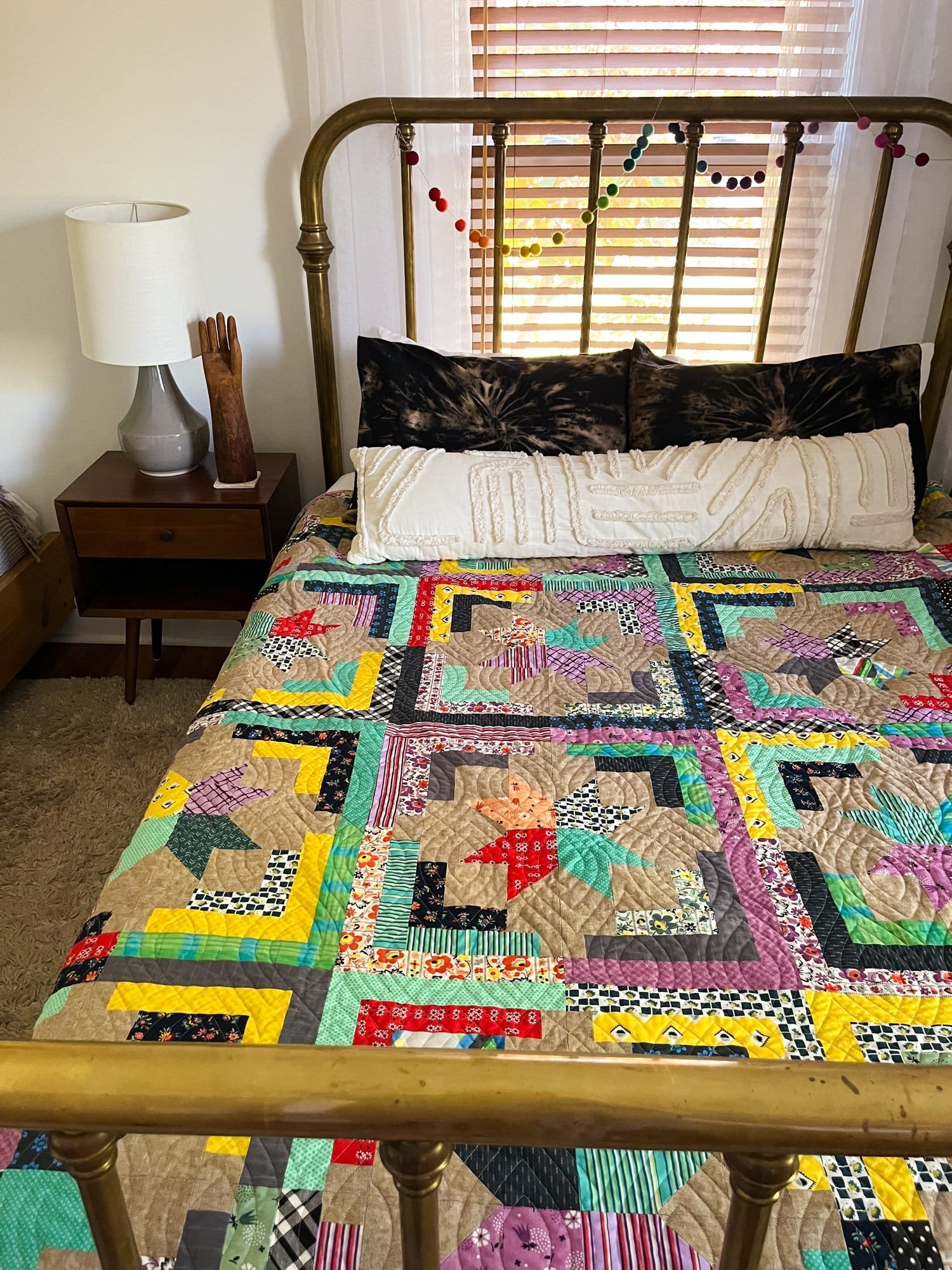 6 - Cape Cottage Quilt - La Bizarra Handmade Custom Quilt - Modern Patchwork, Raleigh, North Carolina