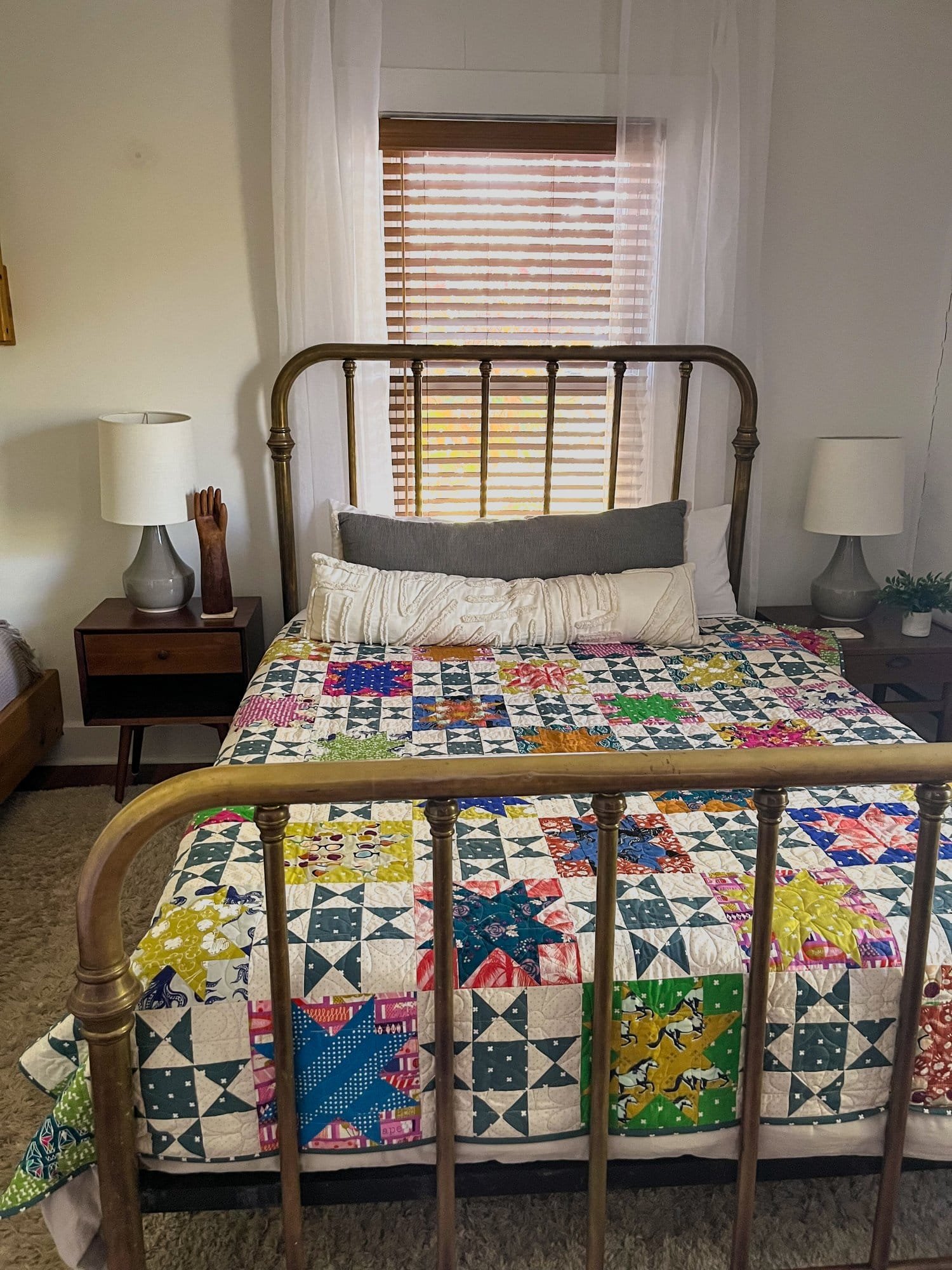 4 - Groovy Soul Quilt - La Bizarra Handmade Custom Quilt - Modern Patchwork, Raleigh, North Carolina