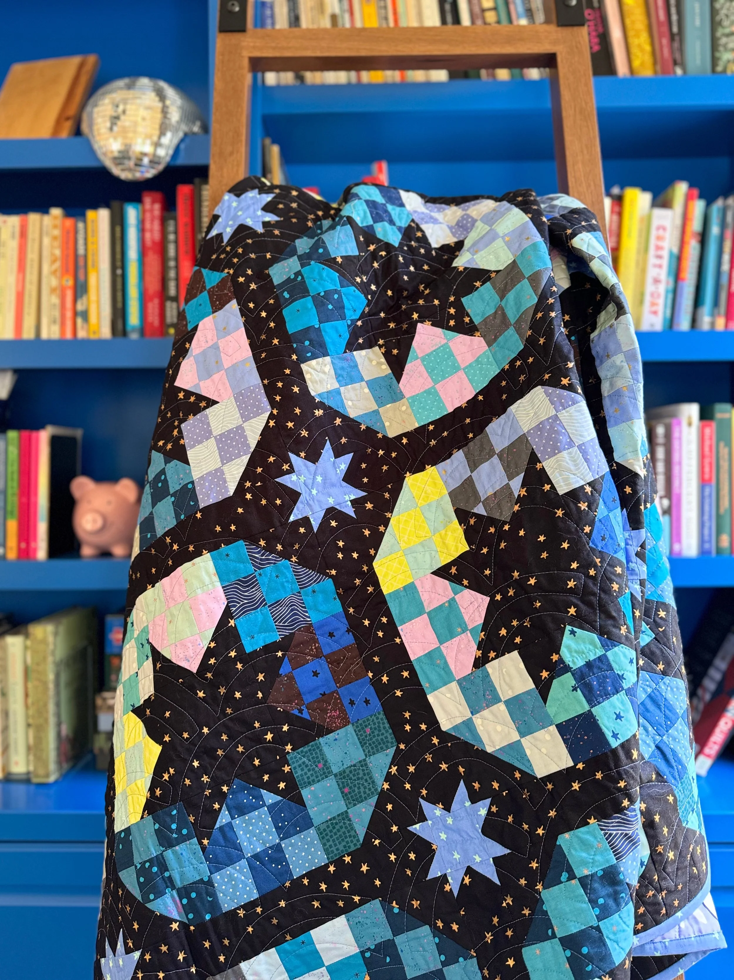 Disco Stars Quilt Pattern Test: Playful Pop Art for Your New Year – La ...