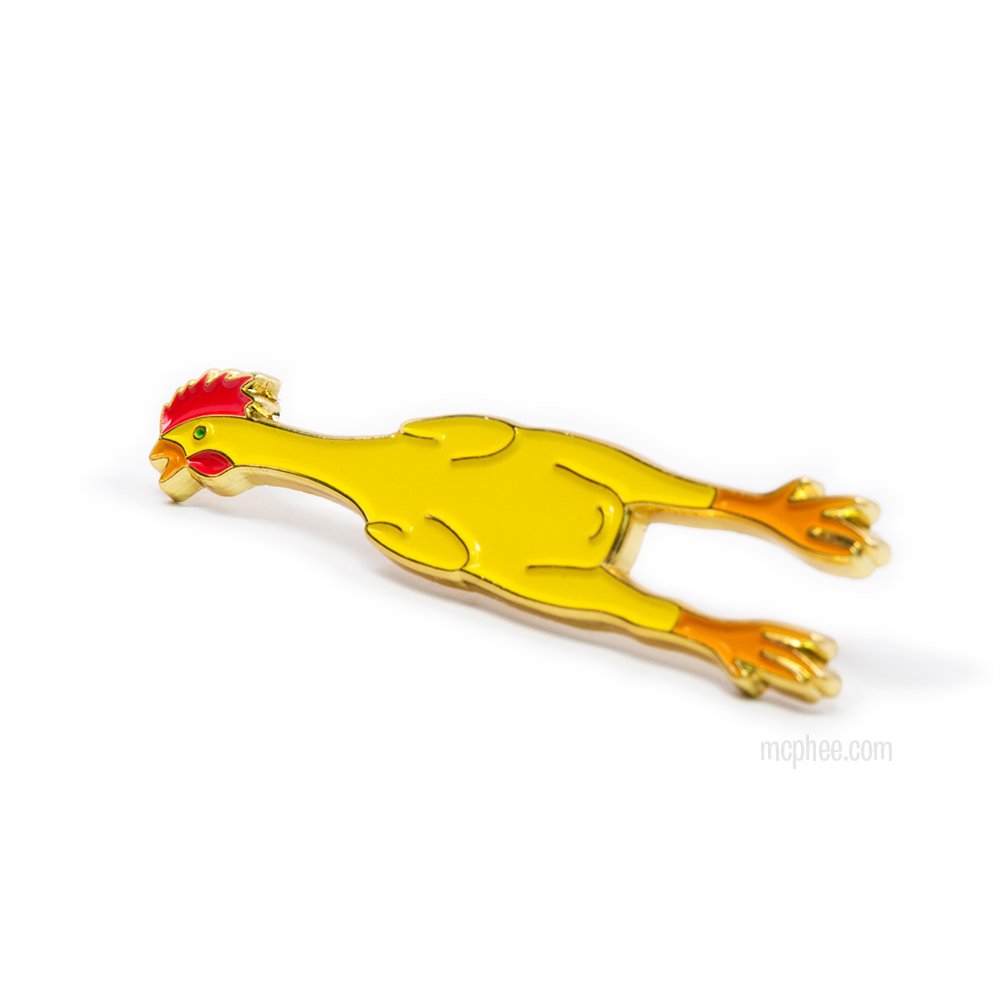 Rubber Chicken Pin (Copy)