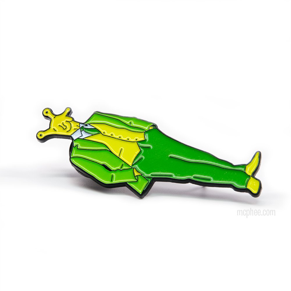 Slug Man Pin (Copy)