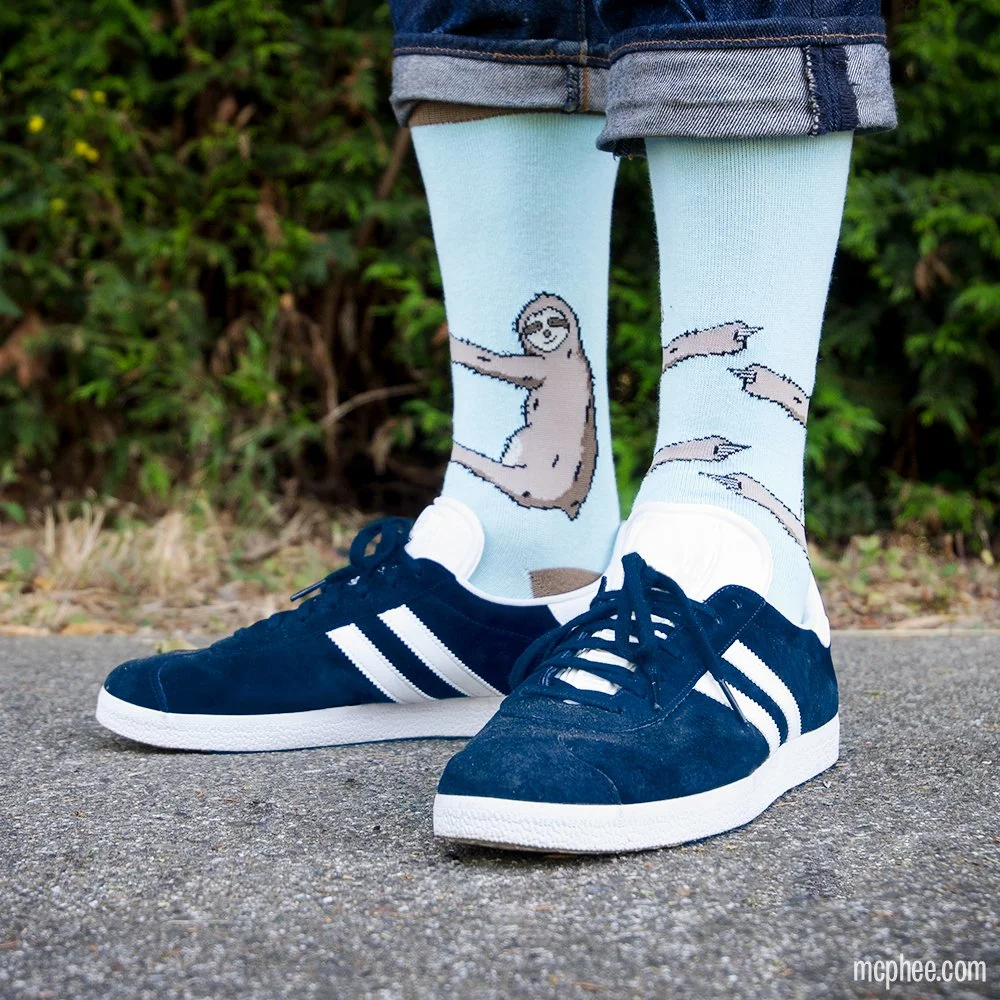 Ankle-Hugging Sloth Socks