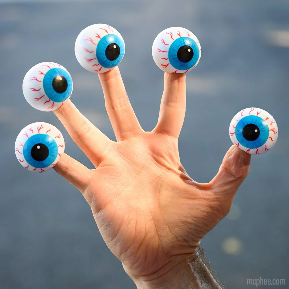 Eyeball Finger Puppets