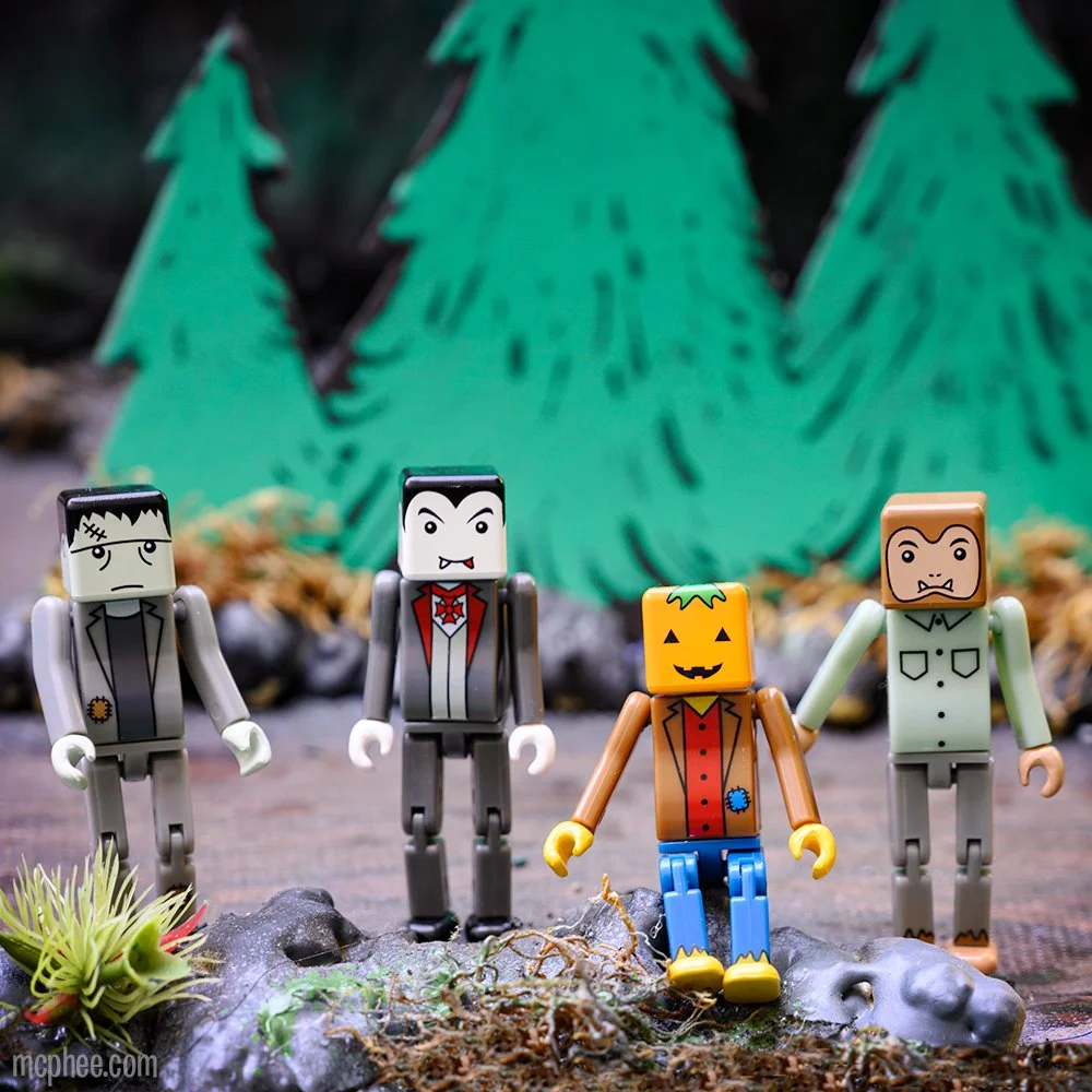 Cube Monster Figures