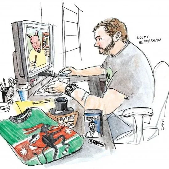 Gabriel Campanario Watercolor • The Seattle Times 2012