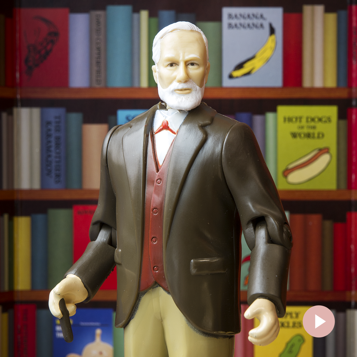 Sigmund Freud Action Figure Packaging