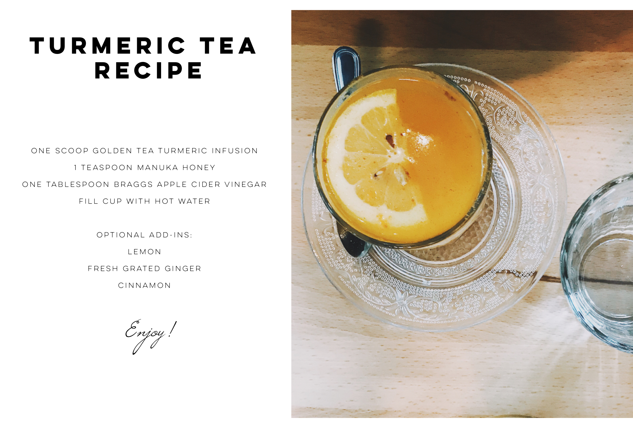 Wellness Wednesdays Simple Turmeric Apple Cider Vinegar Tea Recipe