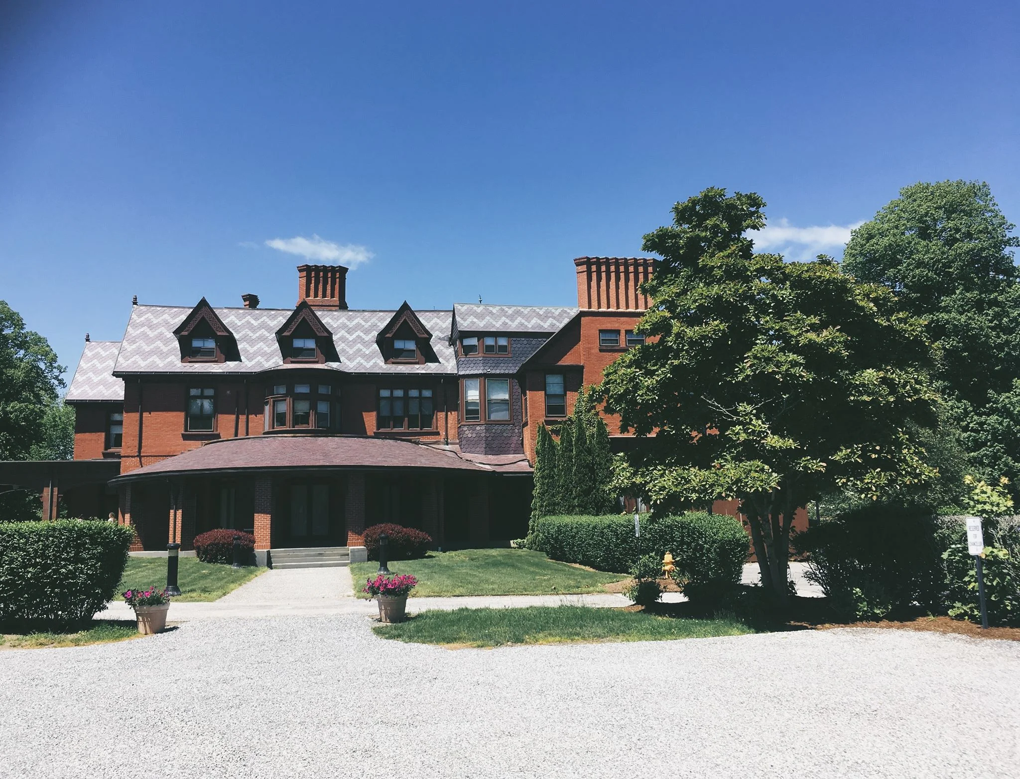 On campus at Salve Regina University…