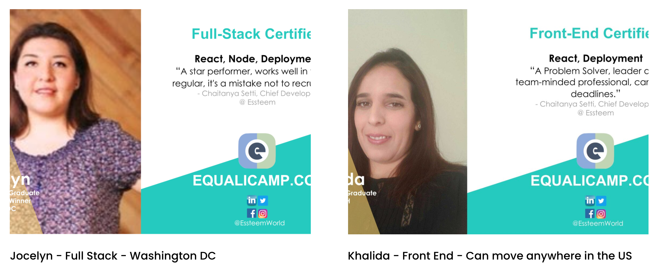 Join  EqualiCamps, be certified in a month &amp; get placed