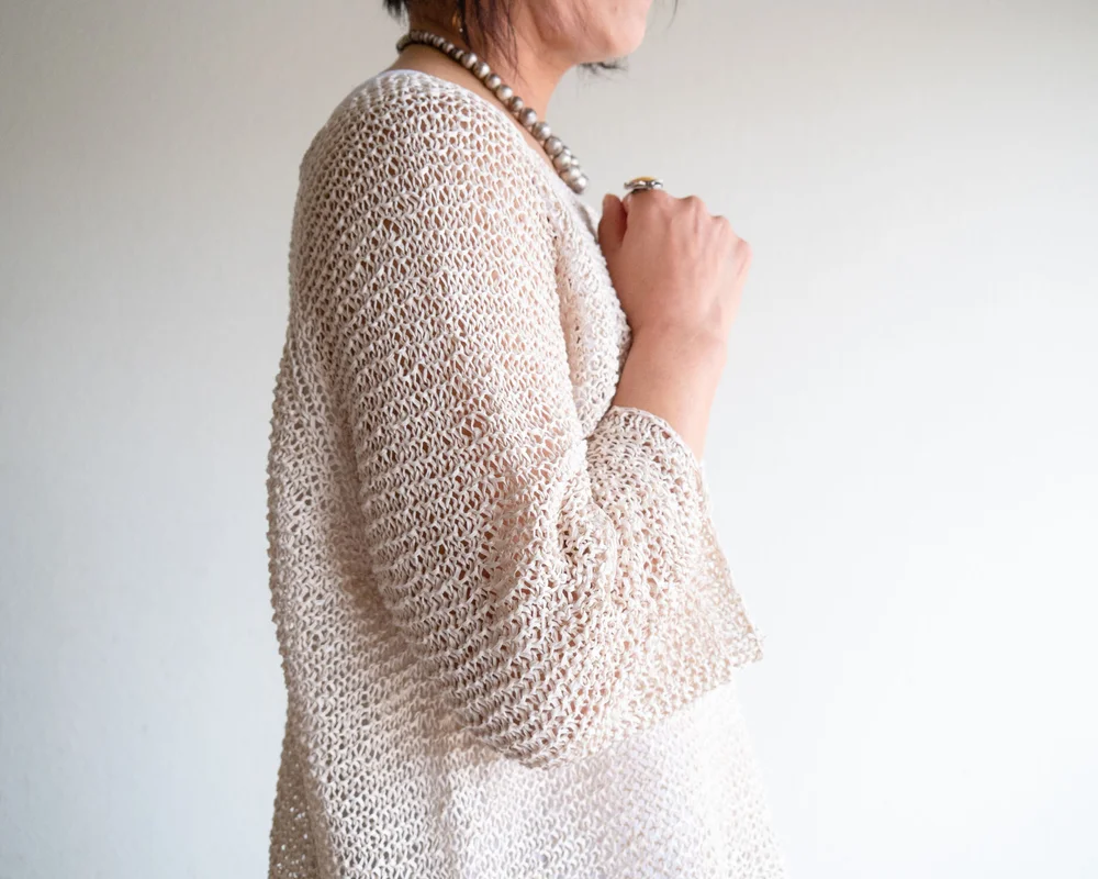 Garter Stitch Martina Cardigan We Are Knitters Elemental Raglan