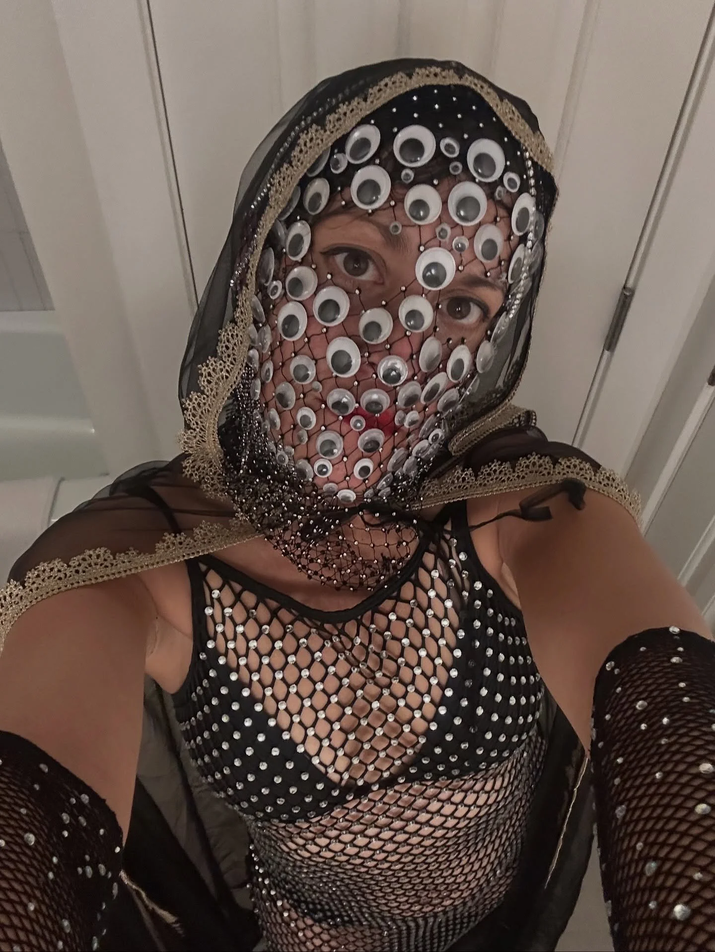 for halloween
the devil told me
to dress myself in happiness
even if my heart held fast
to the pulse of the sorrow
felt from losing love. 
carnations, a simple flower
said to have sprung from earth
where mary wept when
learning of jesus&rsquo; death,