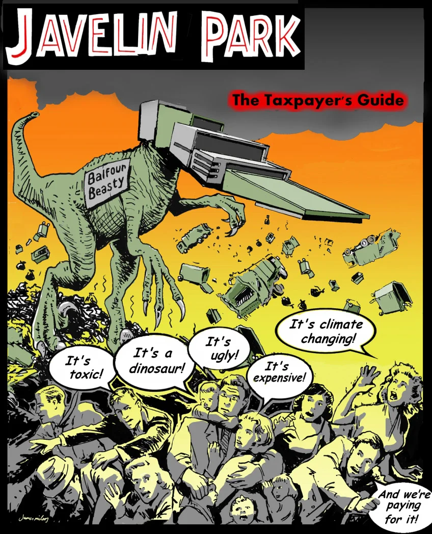 Cartoonist James Milroy captures the problem