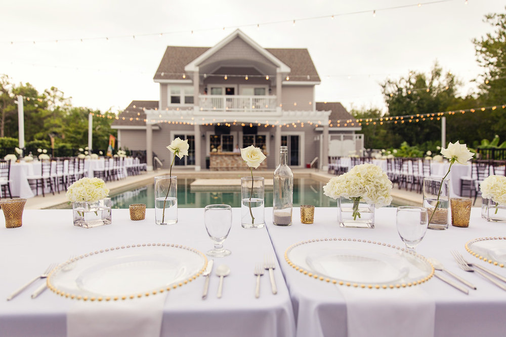 The Black Stallion Wedding - Poolside Dining