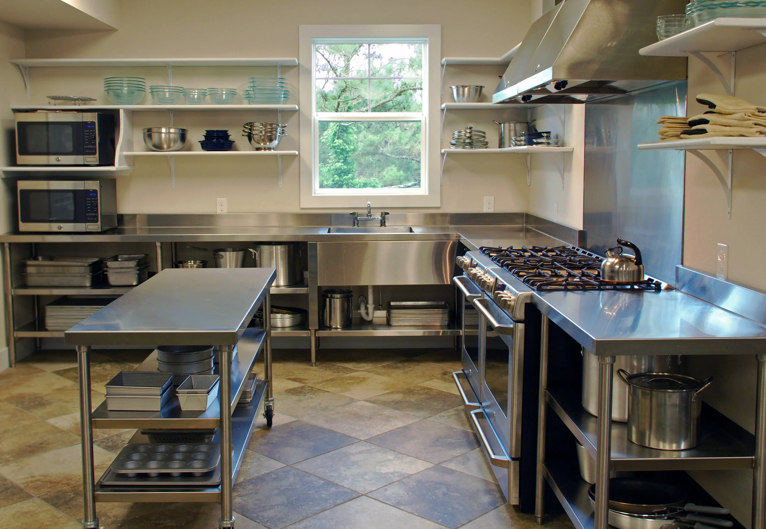 Commercial style kitchen