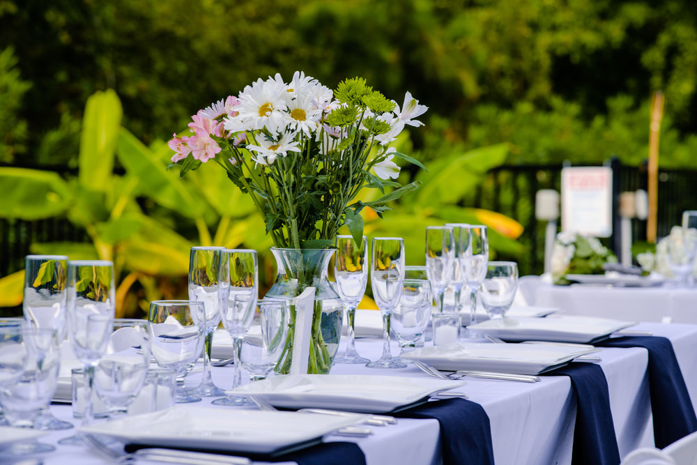 The Black Stallion Wedding - Poolside Dining