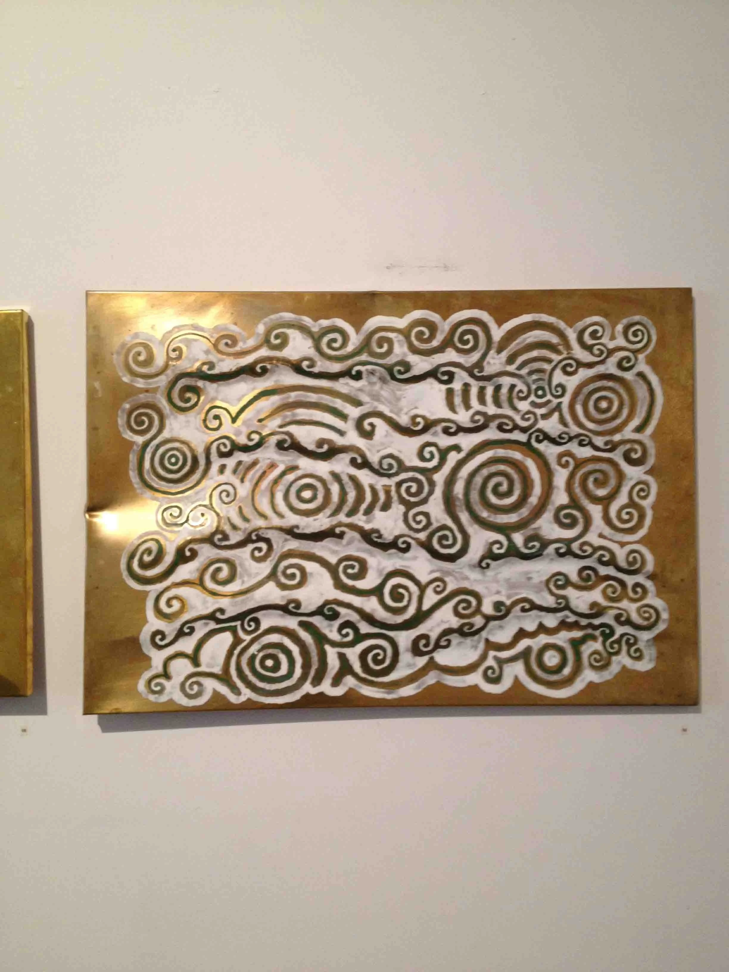 'Lady bay' 2013 0.5m by 0.4m brass & Patina