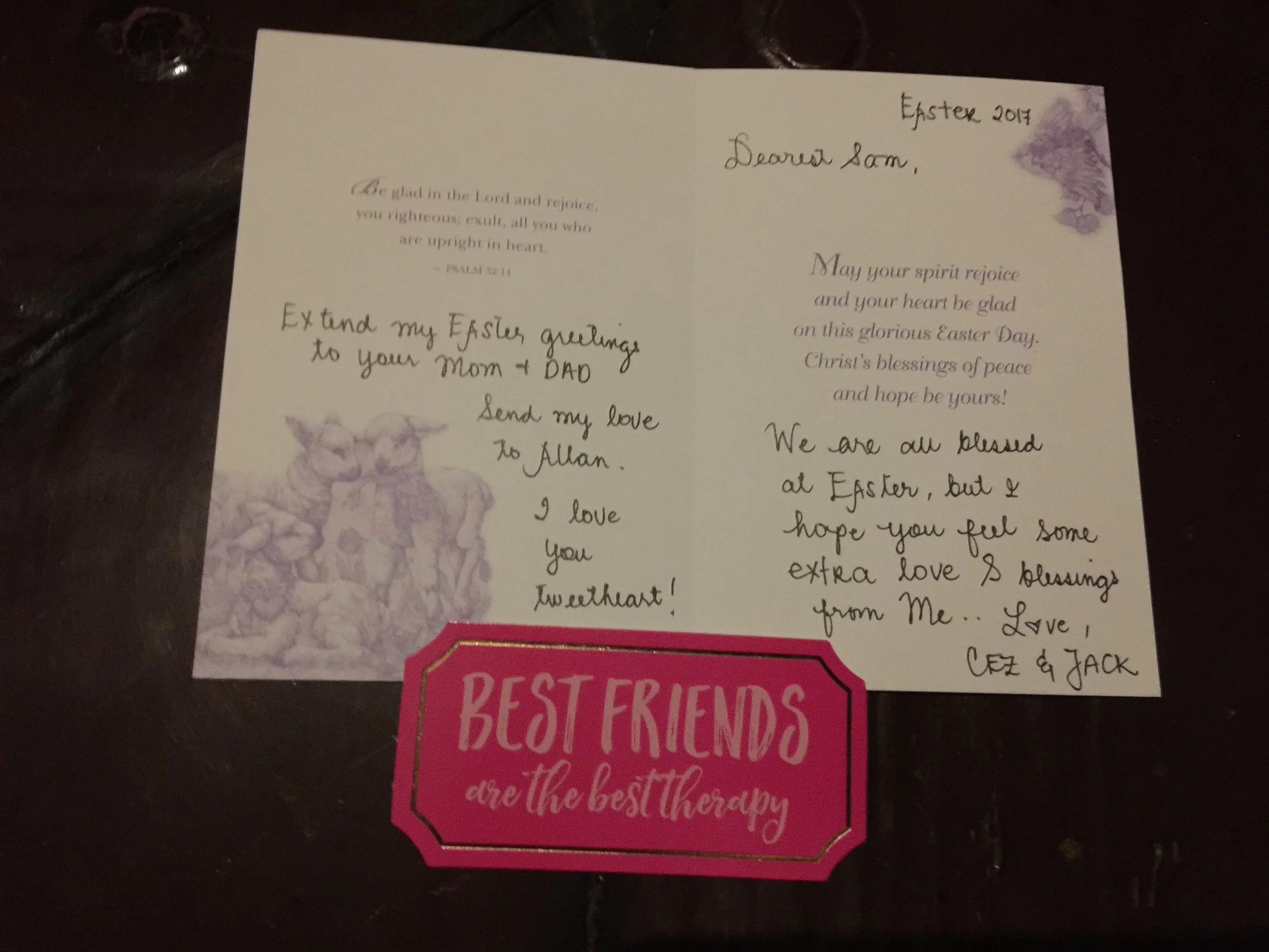 Easter card from Cez!ย