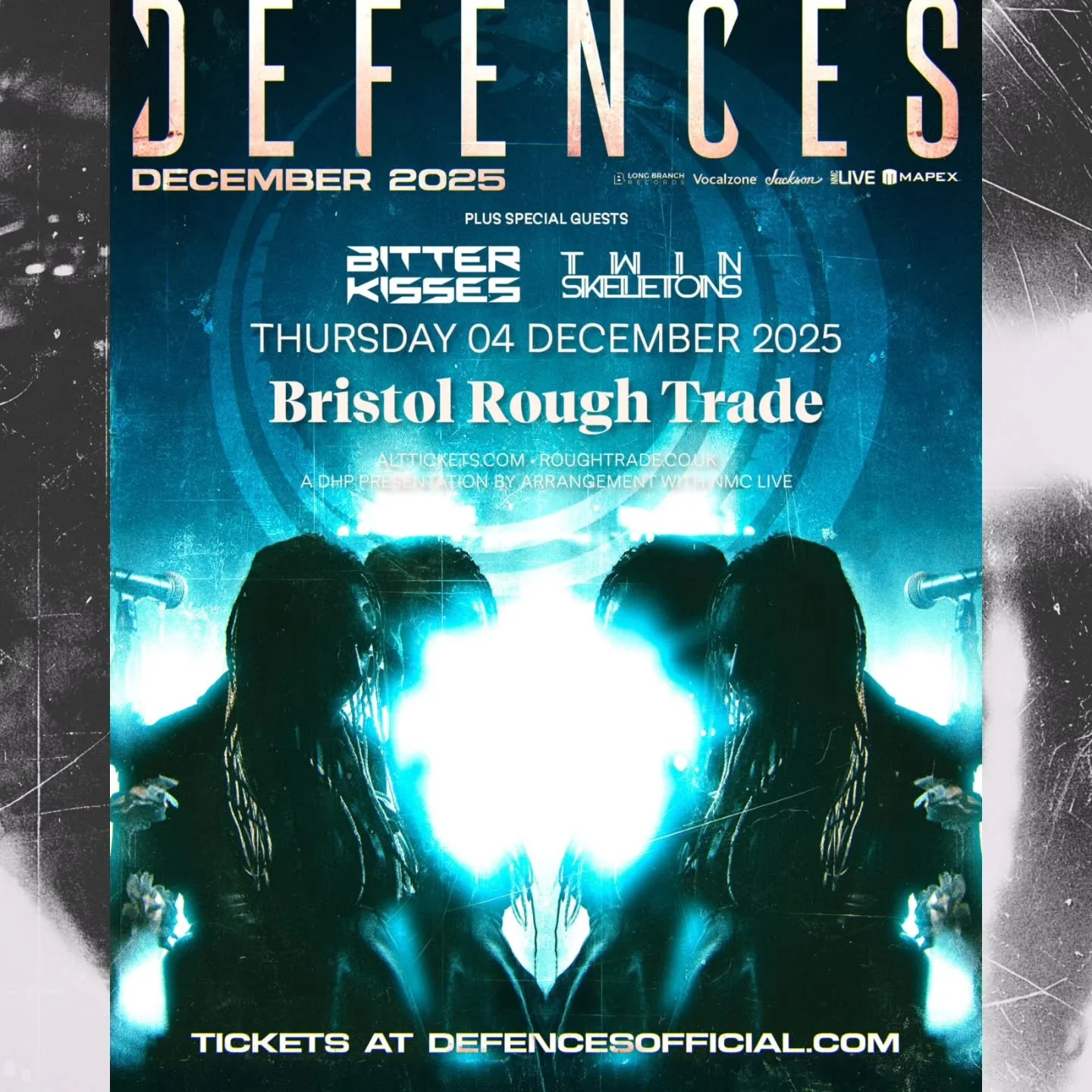 BRISTOL SUPPORTS 💋💀

We're excited to have @bitterkissesuk &amp; @wearetwinskeletons joining us on our Bristol headline in December! Both will be bringing the party to @roughtradebristol and we cannot wait to share the stage with them 🔥

Tix are m