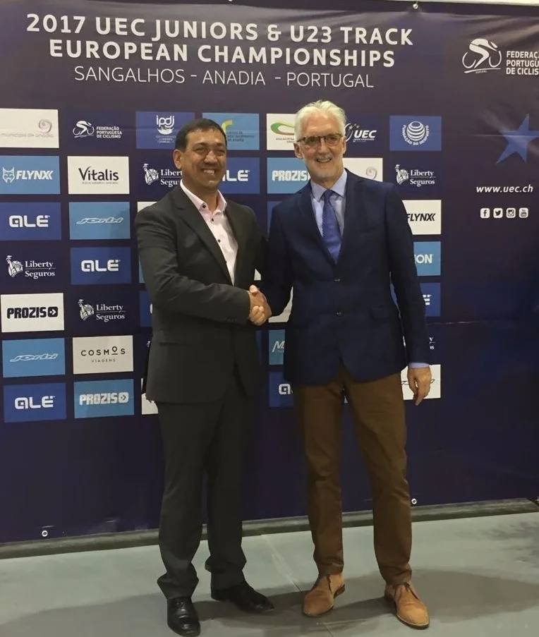 UCI PRESIDENT BRIAN COOKSON UNDERLINES IMPORTANCE OF YOUTH DEVELOPMENT AT UEC JUNIOR/U23 EUROPEAN TRACK CHAMPIONSHIPS