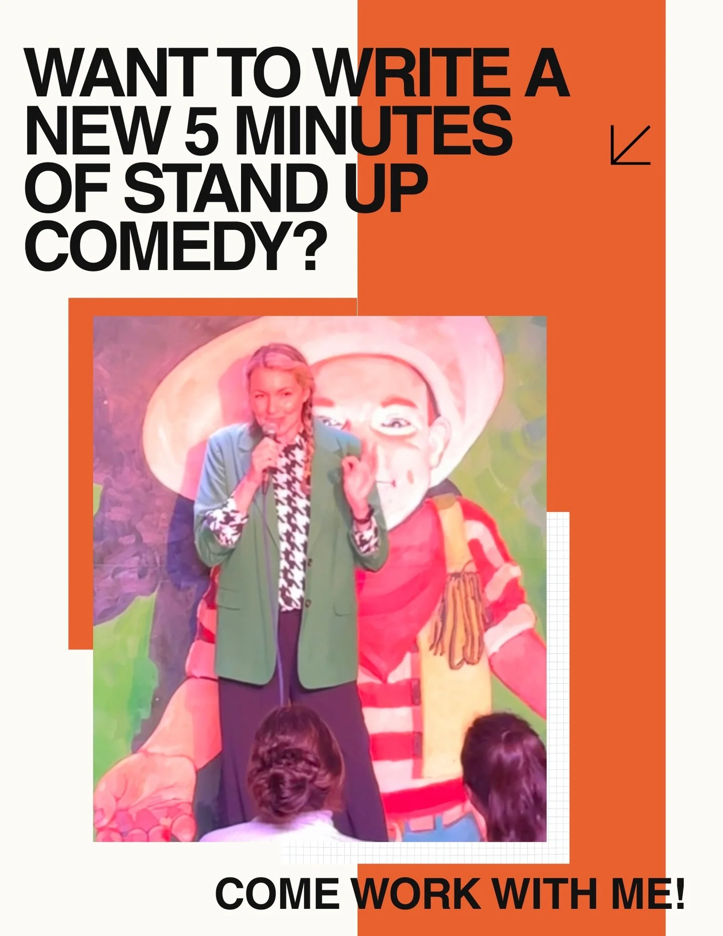 Reasons to do my 6 week online comedy masterclass:

✅ Your friends say you&rsquo;re funny!
✅ You&rsquo;ve always wanted to try comedy but don&rsquo;t know where to start
✅ You want to step out of your comfort zone &amp; try something new in 2026!
✅ Y