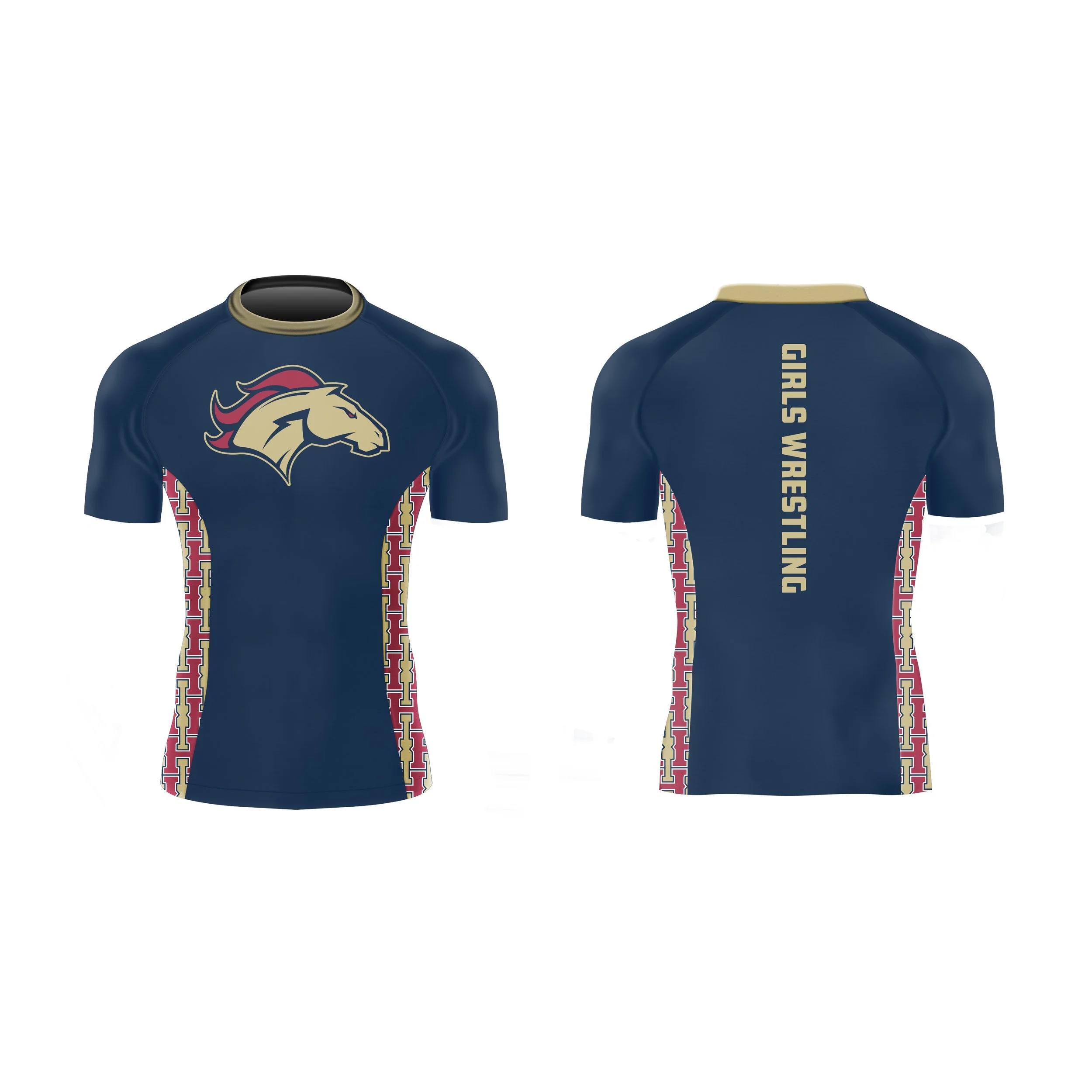 Lady Mustangs Rash Guard