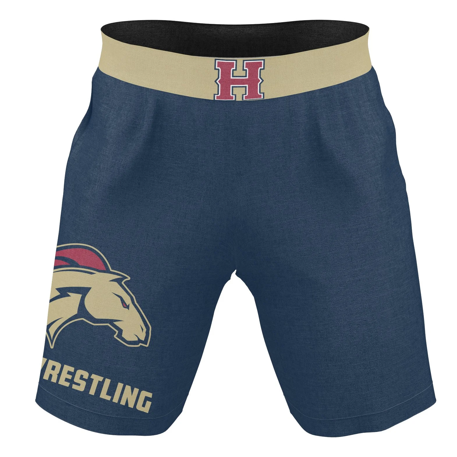 Lady Mustangs Fight Shorts