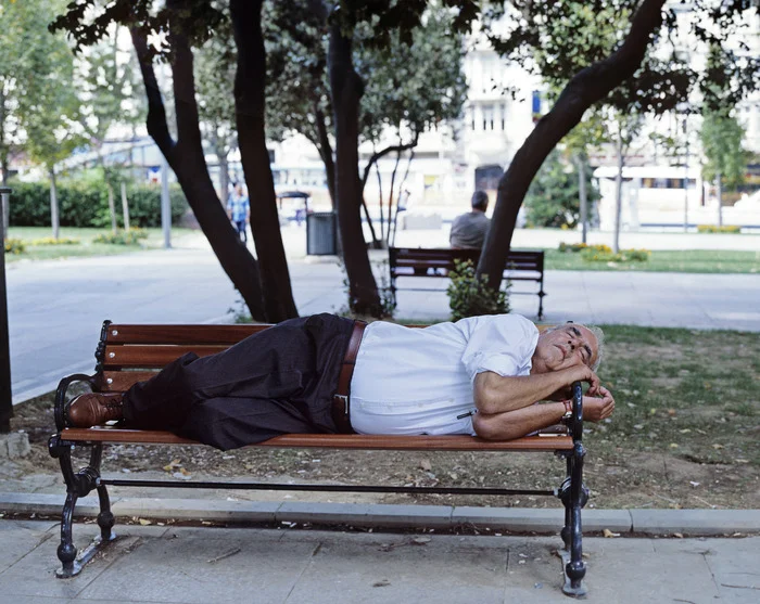 I envy people like this man, who are able to take a nap in public places. They look like they are so comfortable within their environment, here we are in Gezi Park.