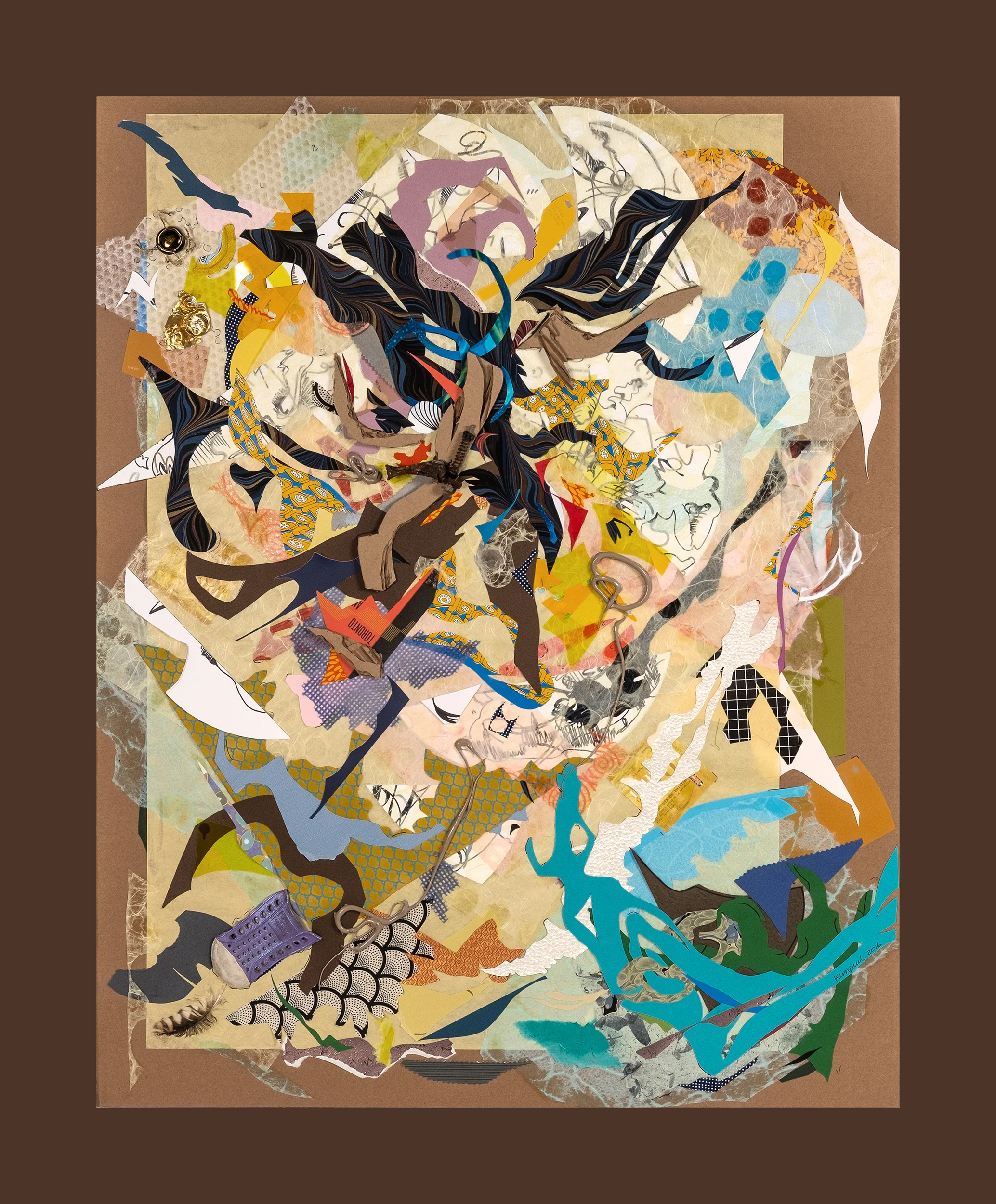 THE ART OF GROUNDLESSNESS - h:48" x w:45.5" x d:3"