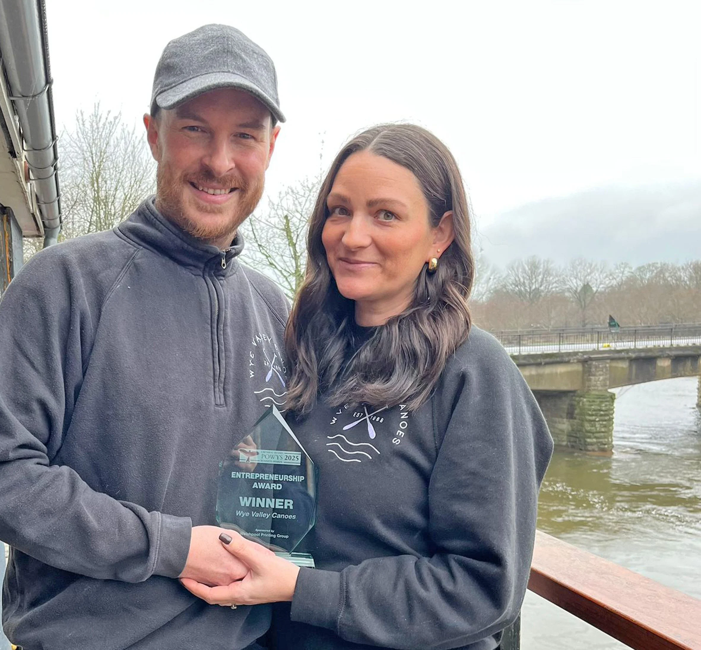 River Wye canoe hire entrepreneur triumphs at Powys Business Awards