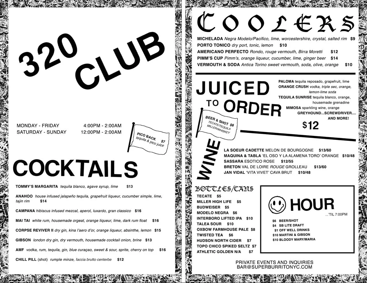 320 Club — Super Burrito