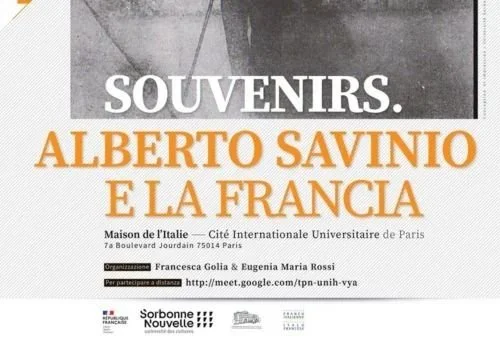 Souvenirs. Alberto Savinio e la Francia