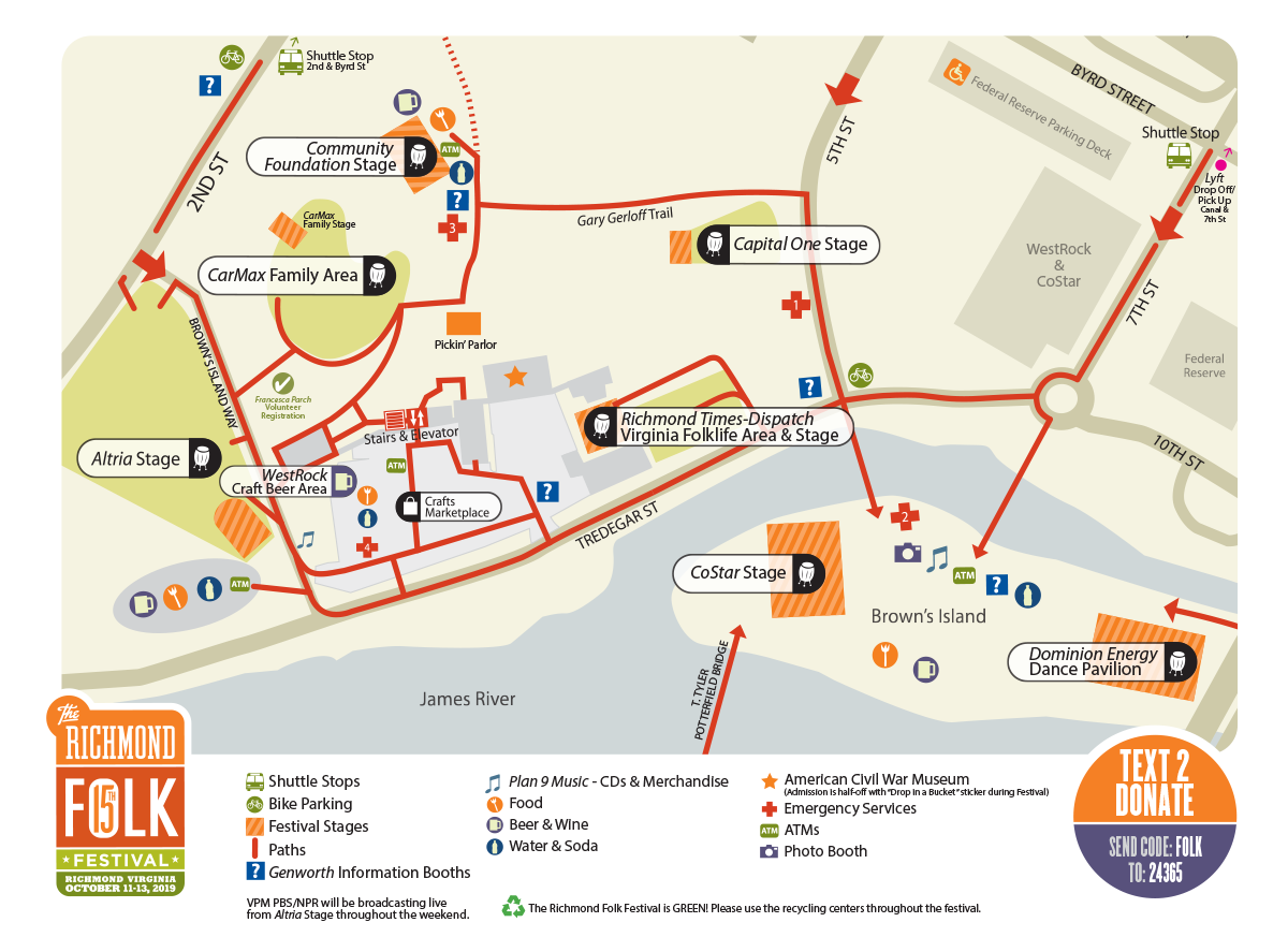 Download a PDF of the 2019 map (Updated 9/13)