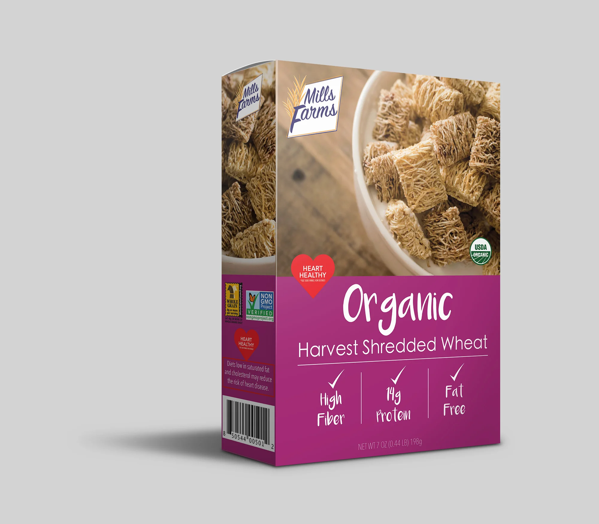 Organic Harvest Shredded Wheat