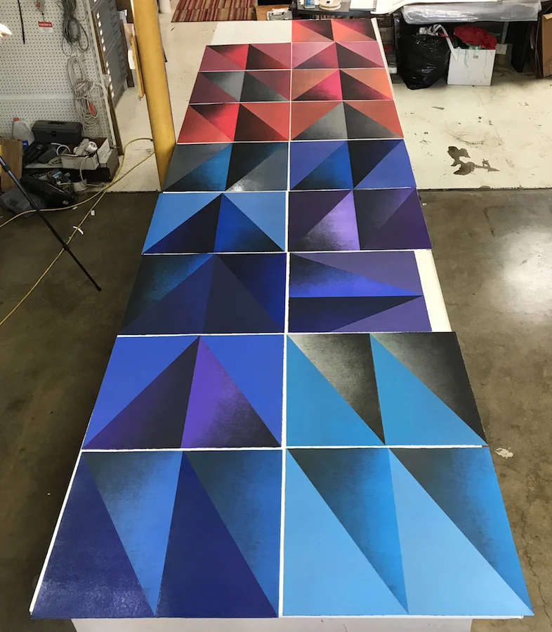 Kate Petley and Manneken Press, Overture Series 1 - 17, 2018. Photo courtesy of the artist