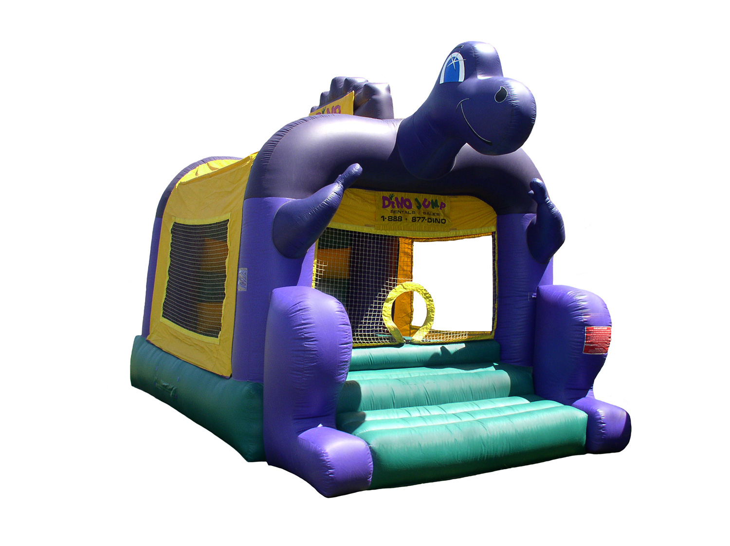 Purple Dino Bounce House