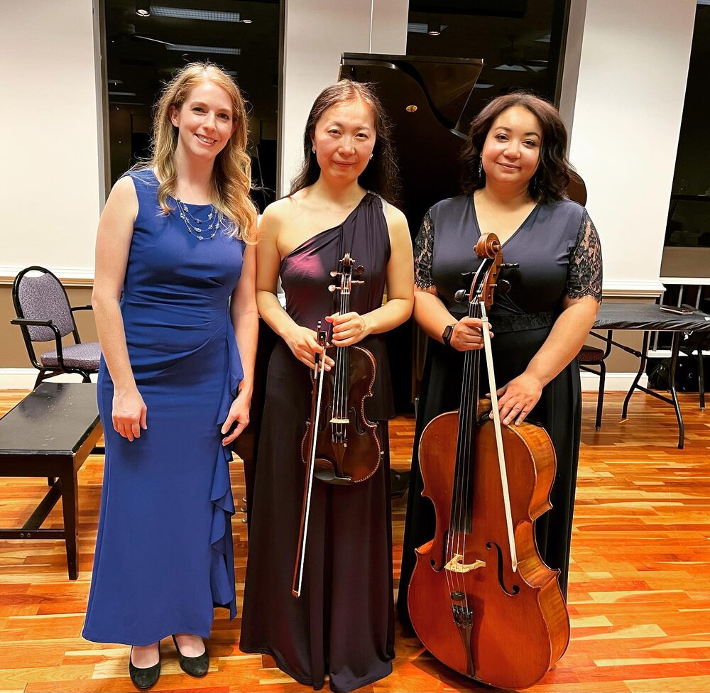 Another performance in the books. To all the residents at The Fountains, thank you for being a wonderful, gracious audience! #amaristrio #pianotrio #seniorcenterentertainer