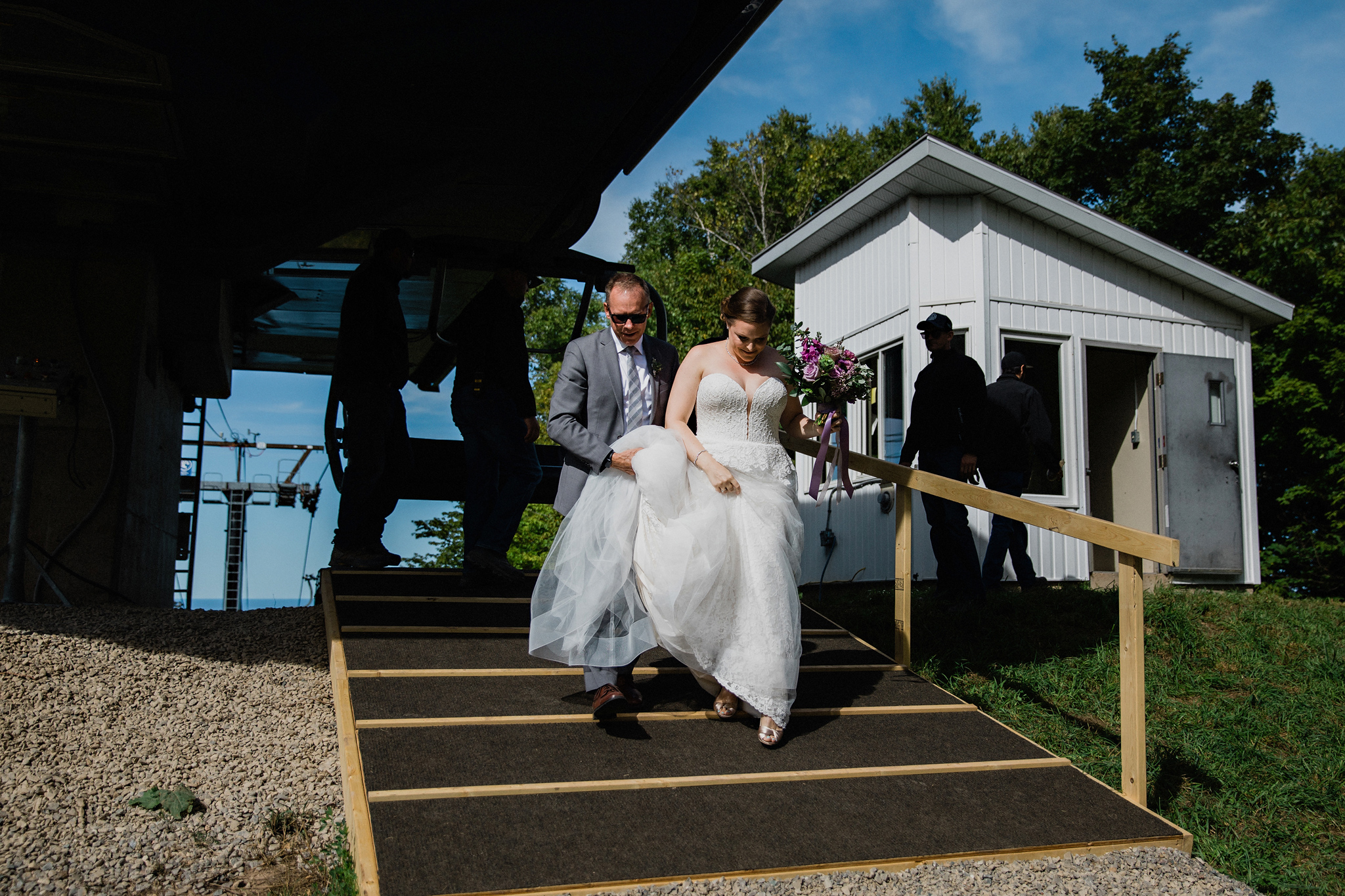 Rustic chic mountaintop wedding at Georgian Peaks Club