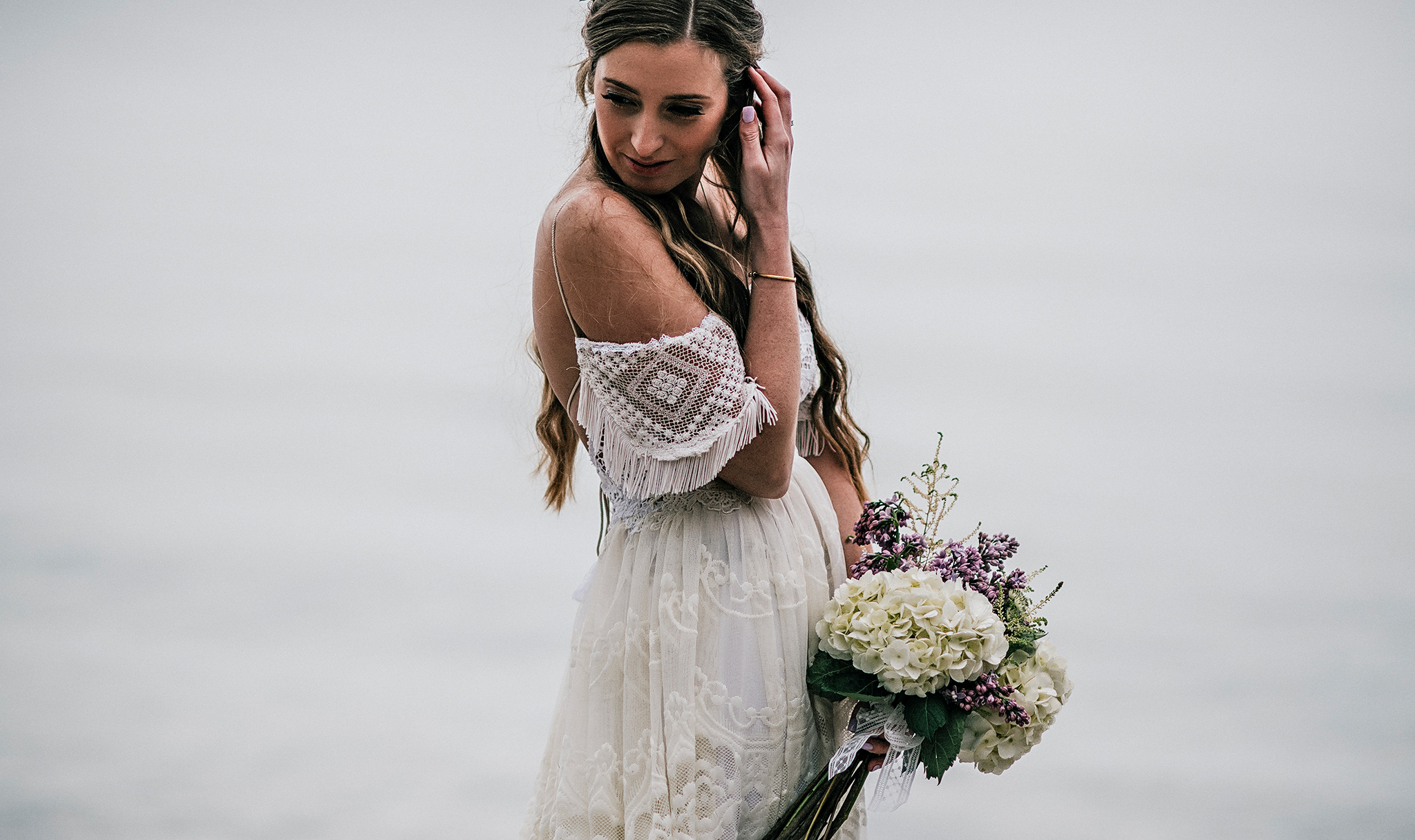 Intimate Boho Celtic Roots Equestrian Farm Wedding