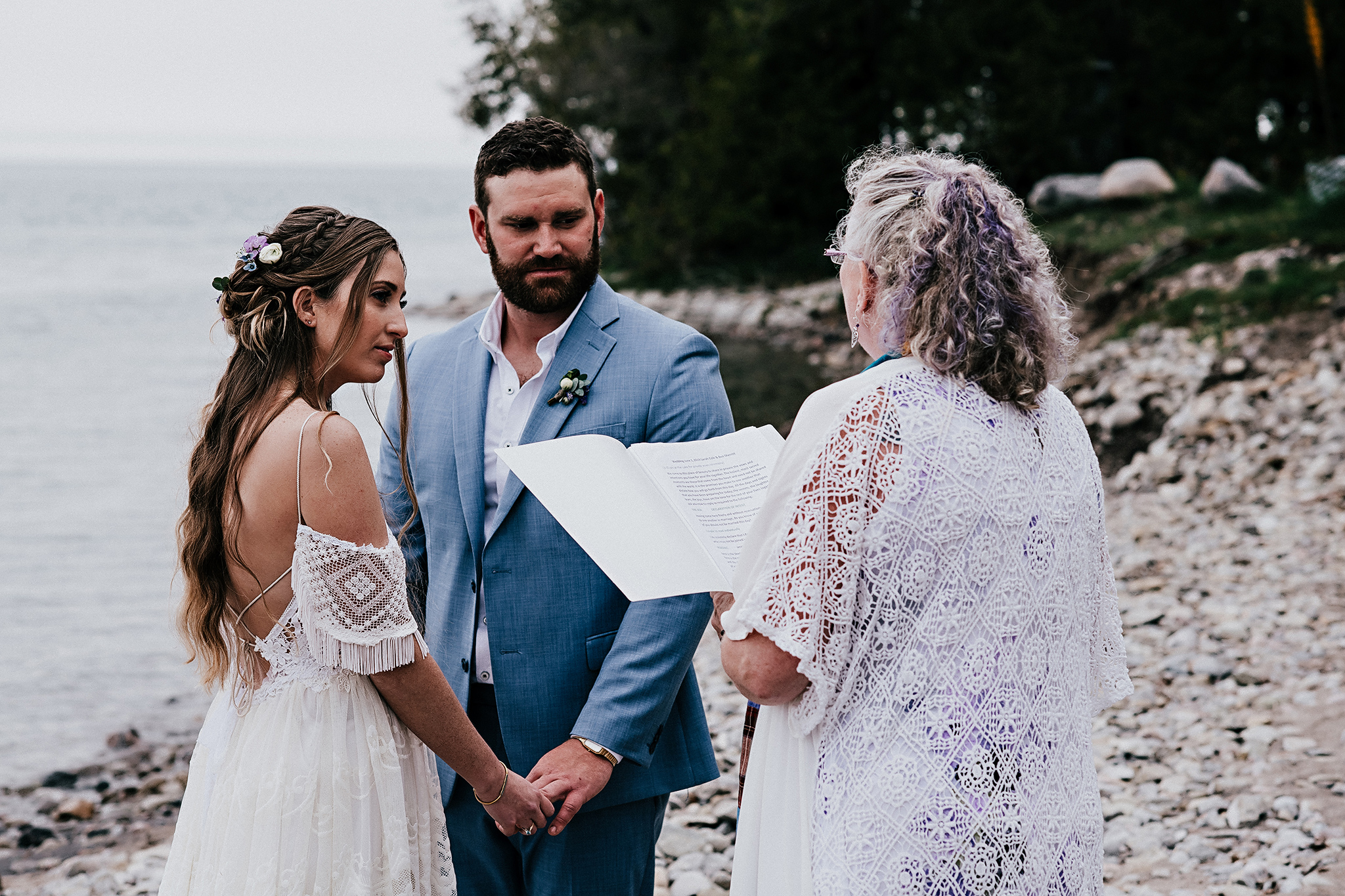 Intimate Boho Celtic Roots Equestrian Farm Wedding