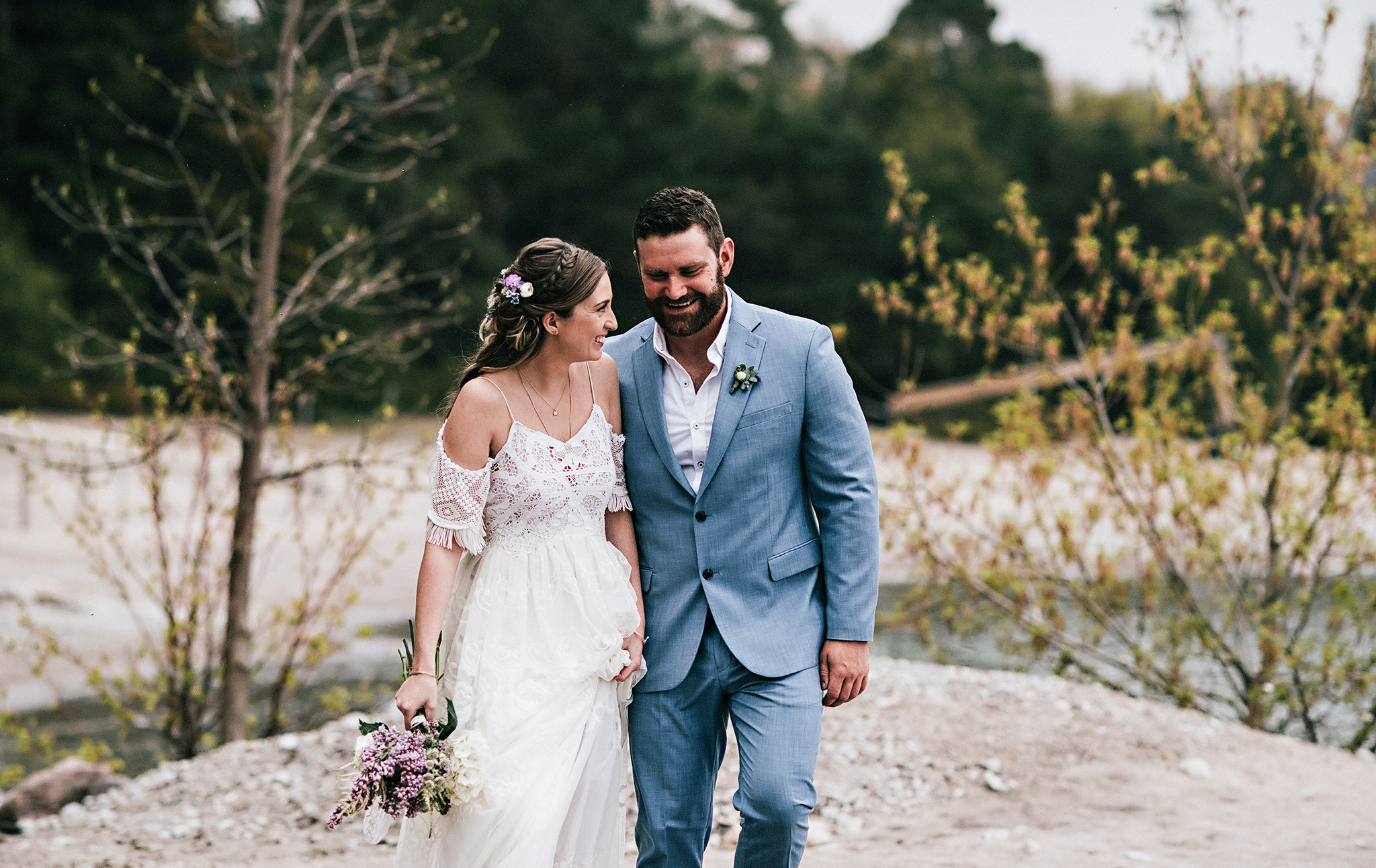 Intimate Boho Celtic Roots Equestrian Farm Wedding