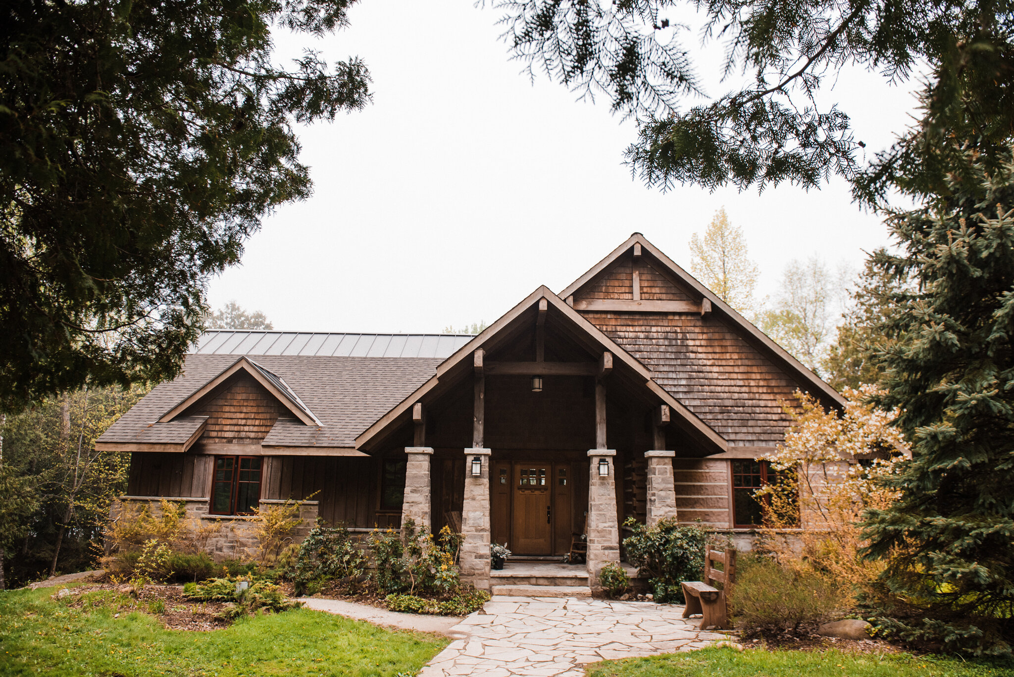 Georgian Bay lakeside romantic wedding at Serenity Cottage