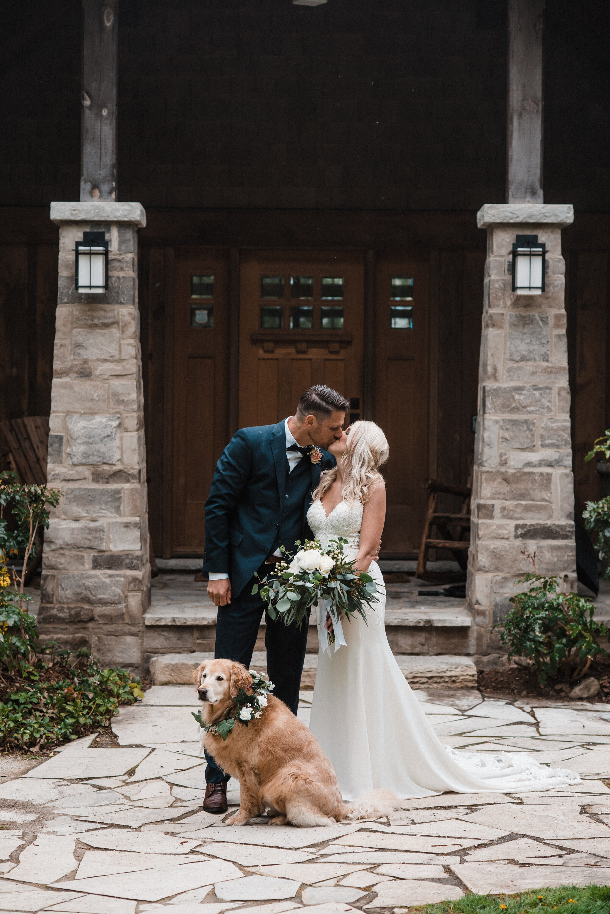 Georgian Bay lakeside romantic wedding at Serenity Cottage