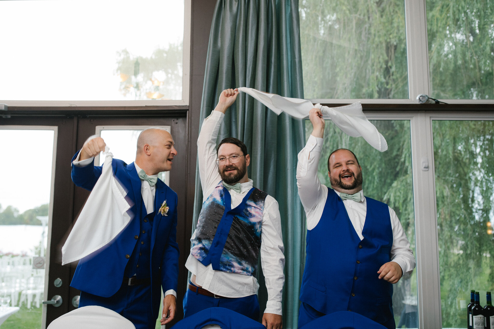 Playful September Georgian Bay wedding at Bear Estates