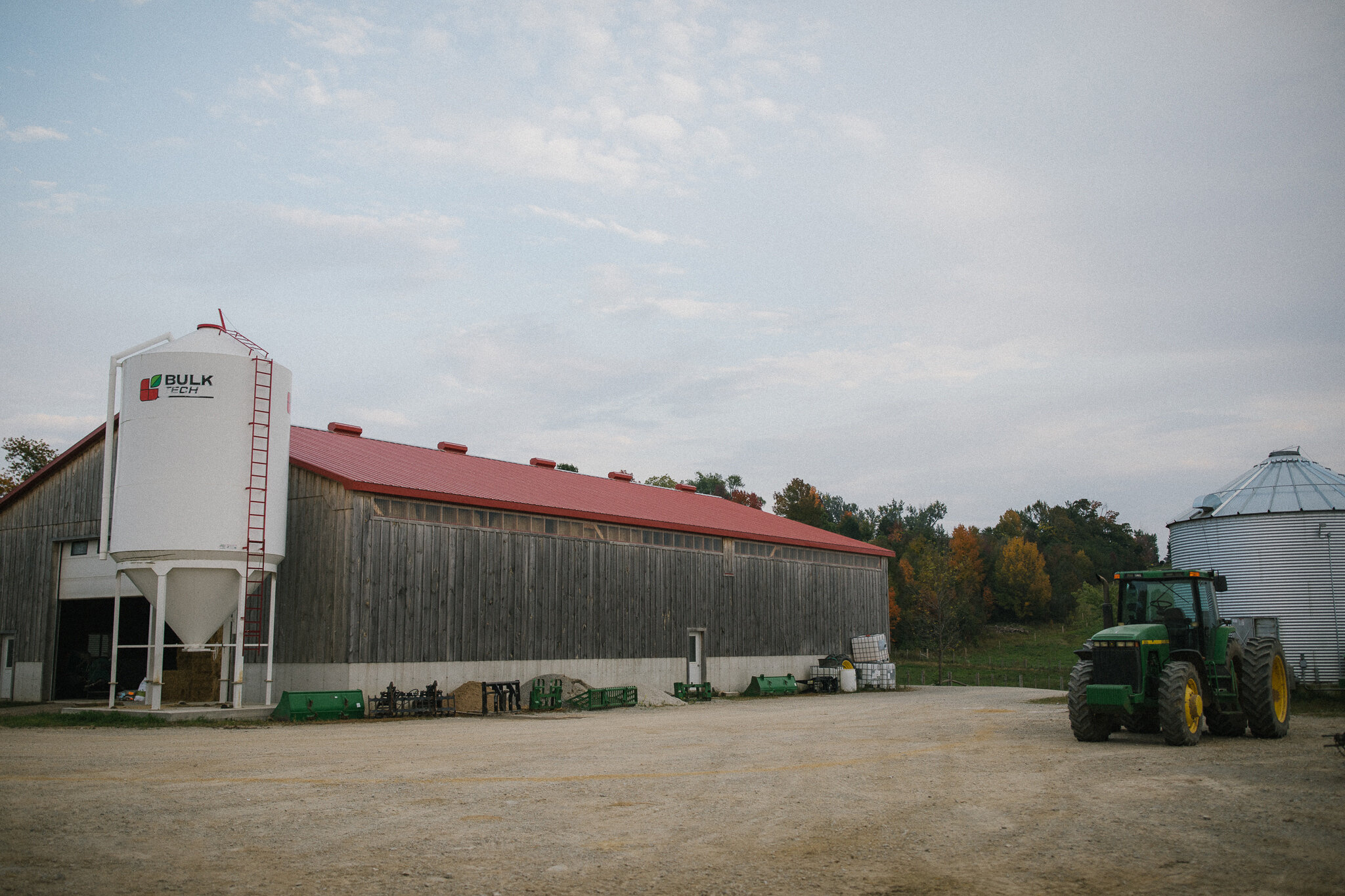 Farm to table dinner at good family farms created by Sumac and S