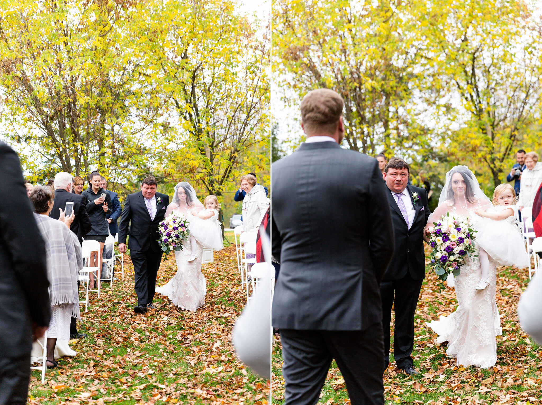 Beautiful Colourful Autumn Wedding at Walters Falls Inn